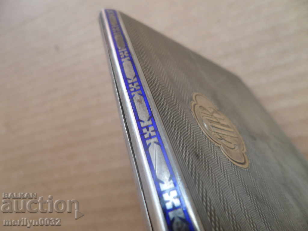 Auction Silver charcoal gold monogram 14k high sample 139g Auction Silver charcoal gold monogram 14k high sample 139g