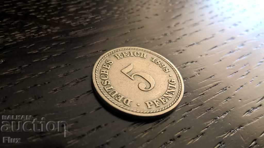 Reich Coin - Γερμανία - 5 Φοινίκια 1898; σειρά A