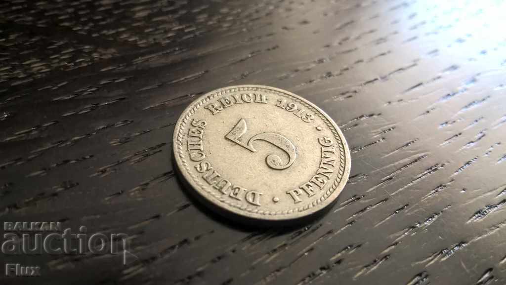 Reich Coin - Γερμανία - 5 Φοινίκια 1913; σειρά D
