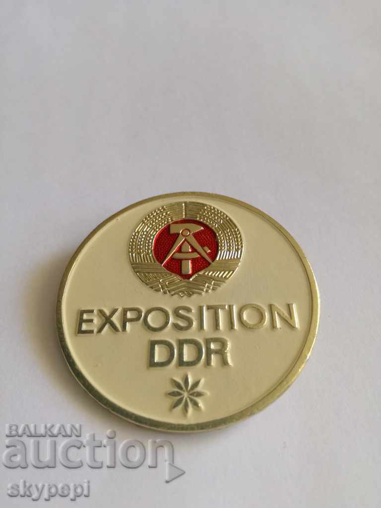 1969 GDR EXPO BADGE