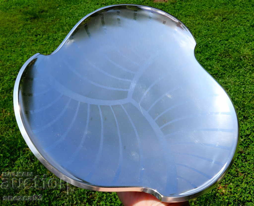 Silver-plated Hoka fruit bowl, West Germany. - 5 Silver-plated Hoka fruit bowl, West Germany. - 5