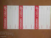 3 pcs. BABY LABELS FROM AIRCOMMUNICATION EMIRATES / 2 /
