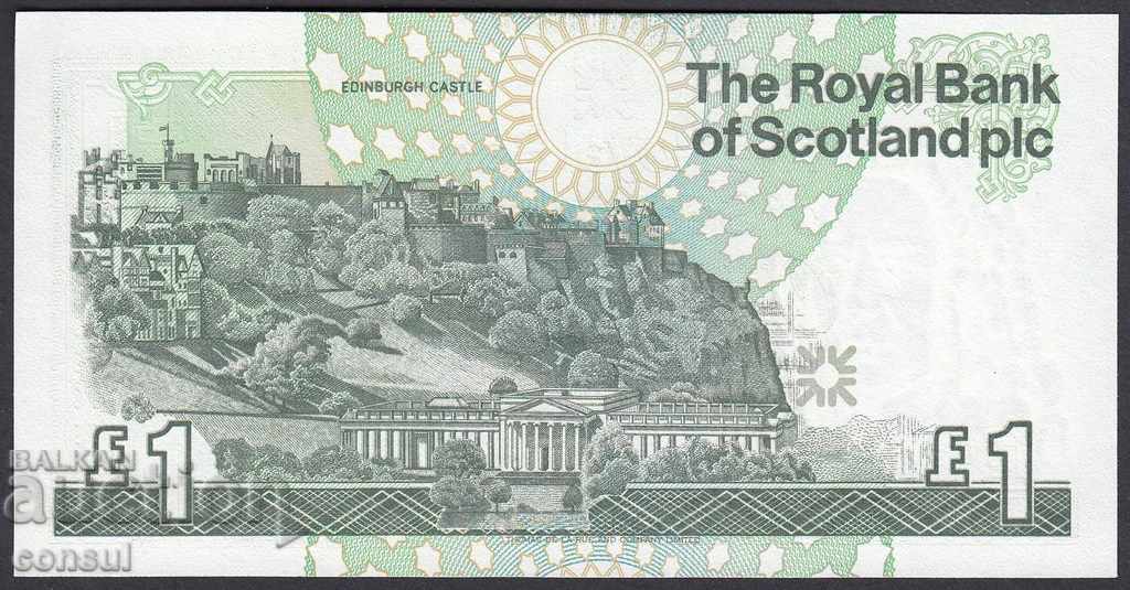 Scoția 1 Pound 1999 UNC Rare cu preț € 7.67 | 15.00 BGN Scoția 1 Pound 1999 UNC Rare cu preț € 7.67 | 15.00 BGN