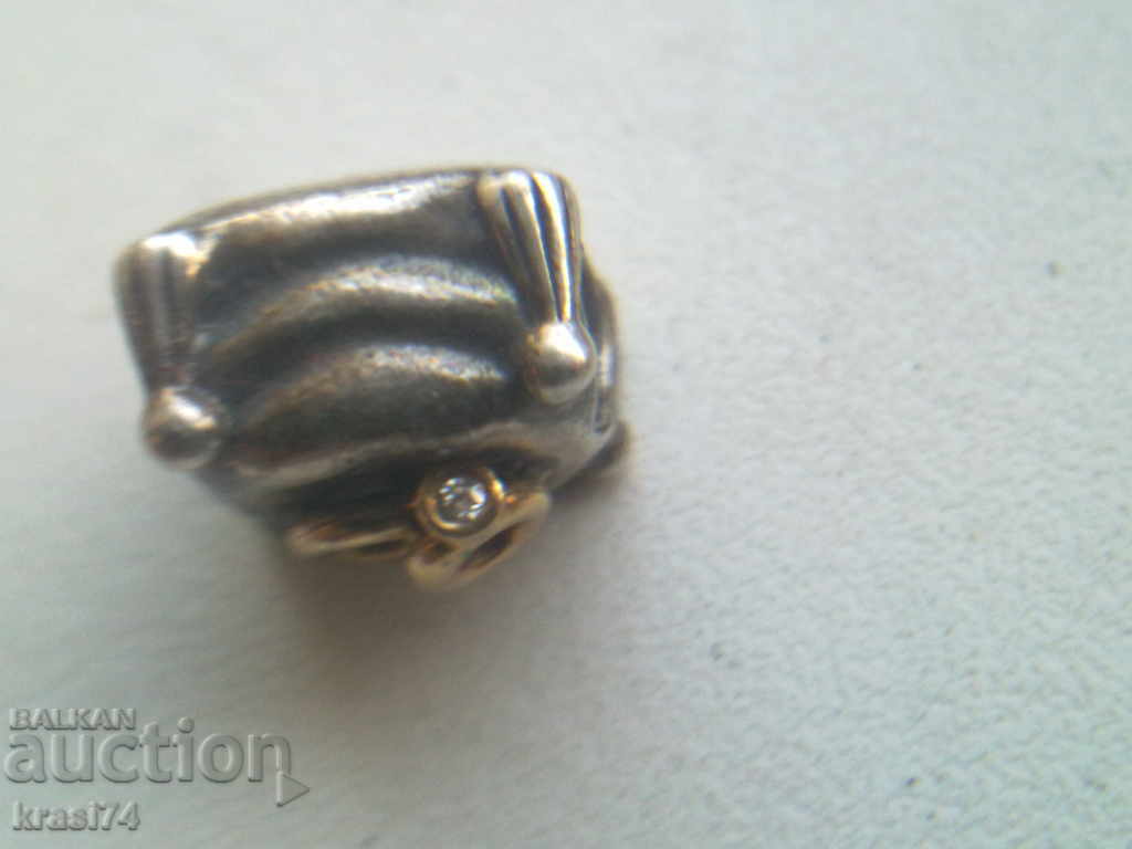 PANDORA element - gold, silver, diamond with price 150.00 BGN | € 76.69