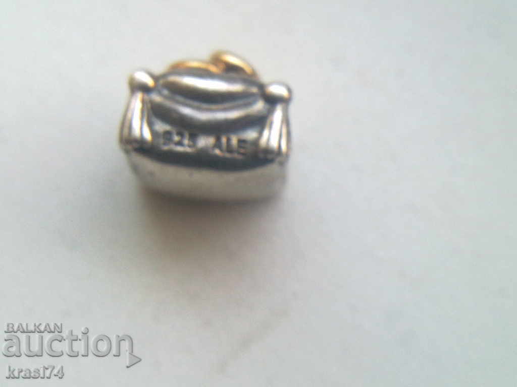 Auction  PANDORA element - gold, silver, diamond