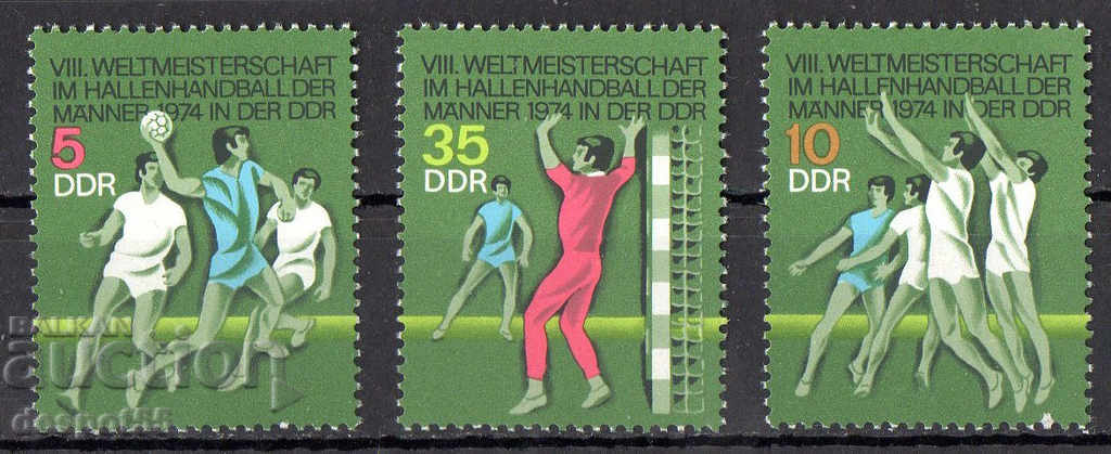 1974. GDR. World Handball Championship.