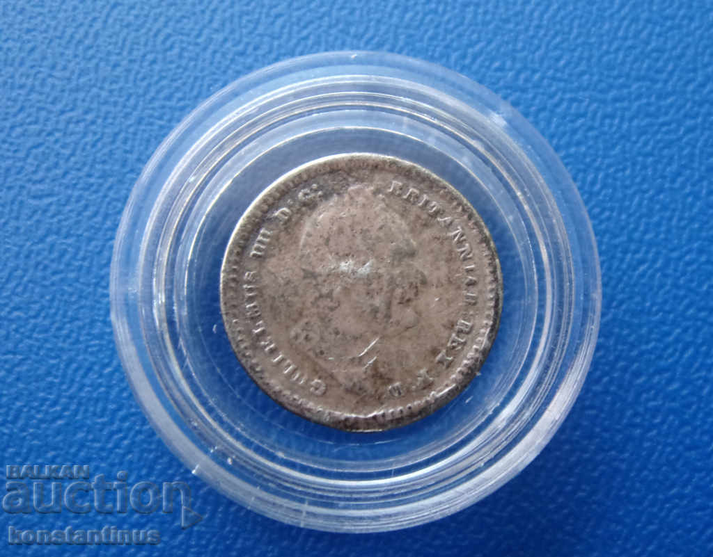 Anglia 1½ Penny 1834 Silver Rare cu preț € 5.11 | 9.99 BGN Anglia 1½ Penny 1834 Silver Rare cu preț € 5.11 | 9.99 BGN
