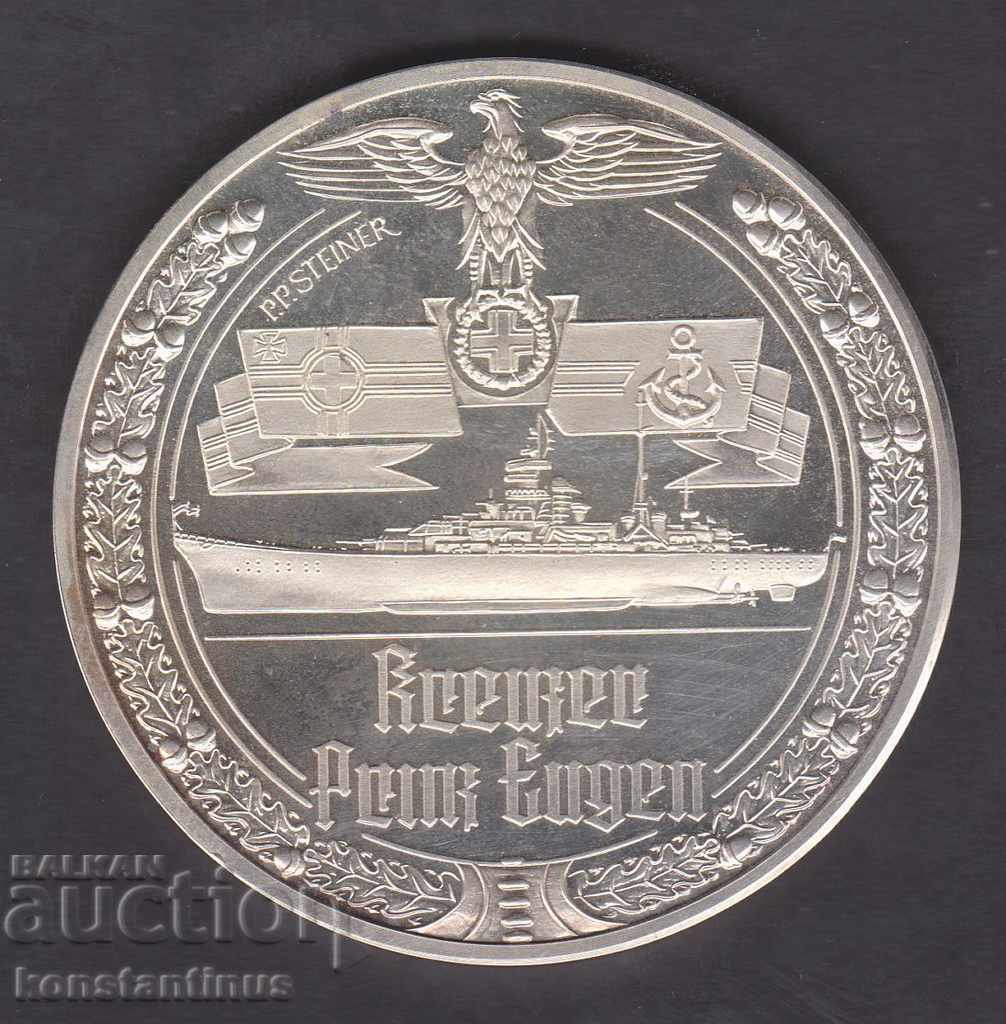 Συλλεκτικό μετάλλιο Ασημί 0.999 35 γρ. 50mm.1970 PROOF UNC