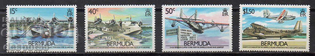 1987. Bermuda. 50 de ani de la compania aeriană Bermuda-SUA.