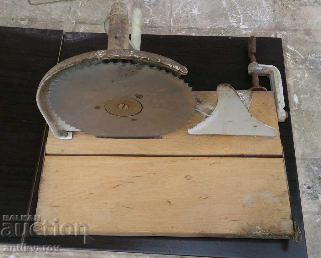 Old Russian bread and sausage cutter / cutter, Russia
