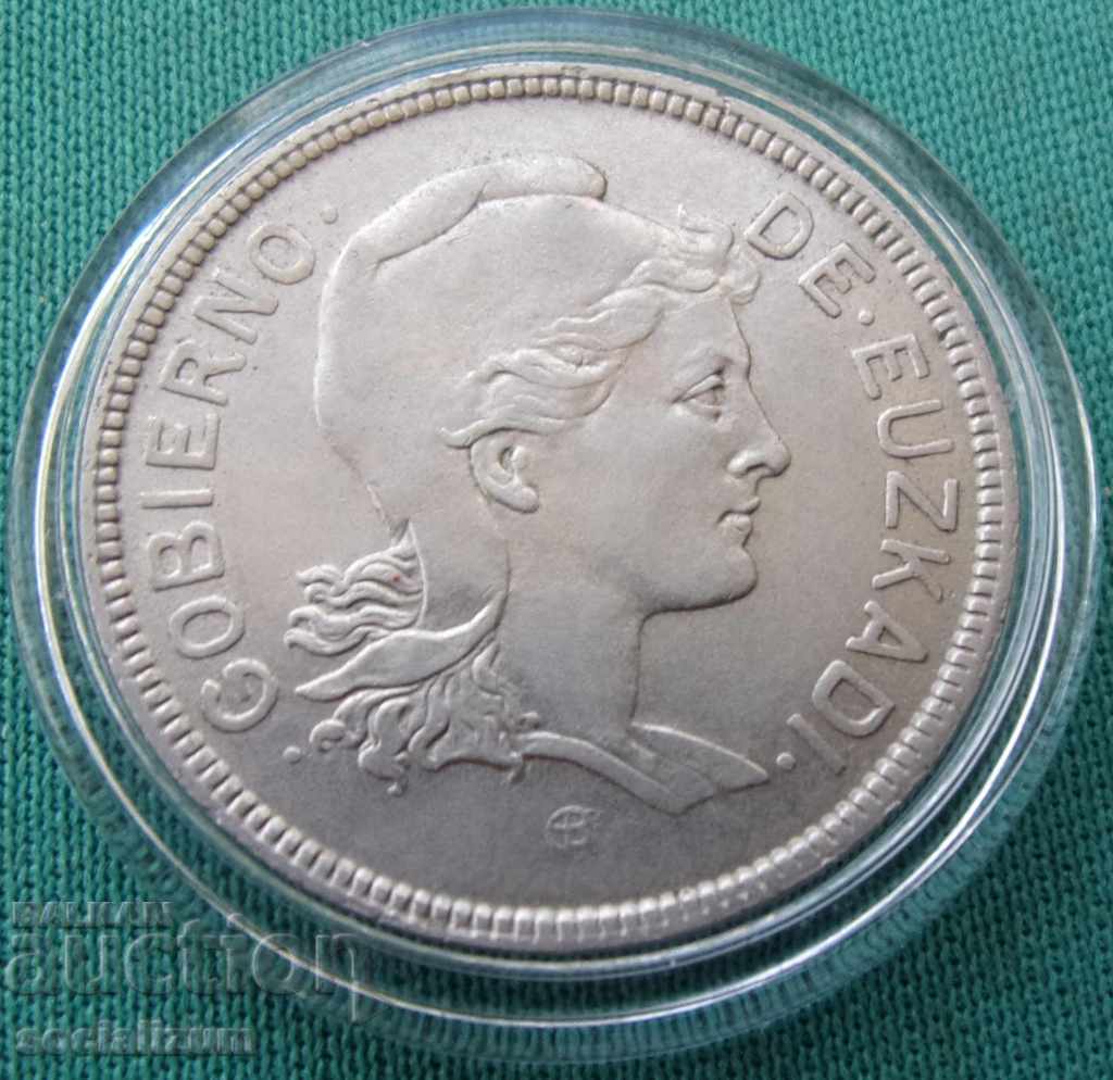 Ισπανία 2 Pezes 1937 Πολύ σπάνια με τιμή € 25.56 | 49.99 BGN