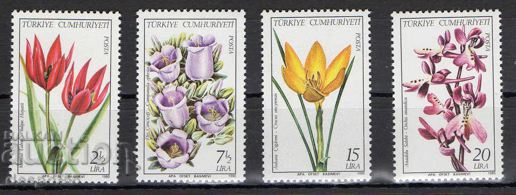 1980. Τουρκία. Λουλούδια.