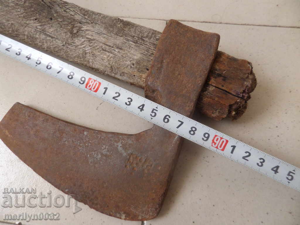 An old ax with a print top gun saber hat grip with price 48.00 BGN | € 24.54 An old ax with a print top gun saber hat grip with price 48.00 BGN | € 24.54
