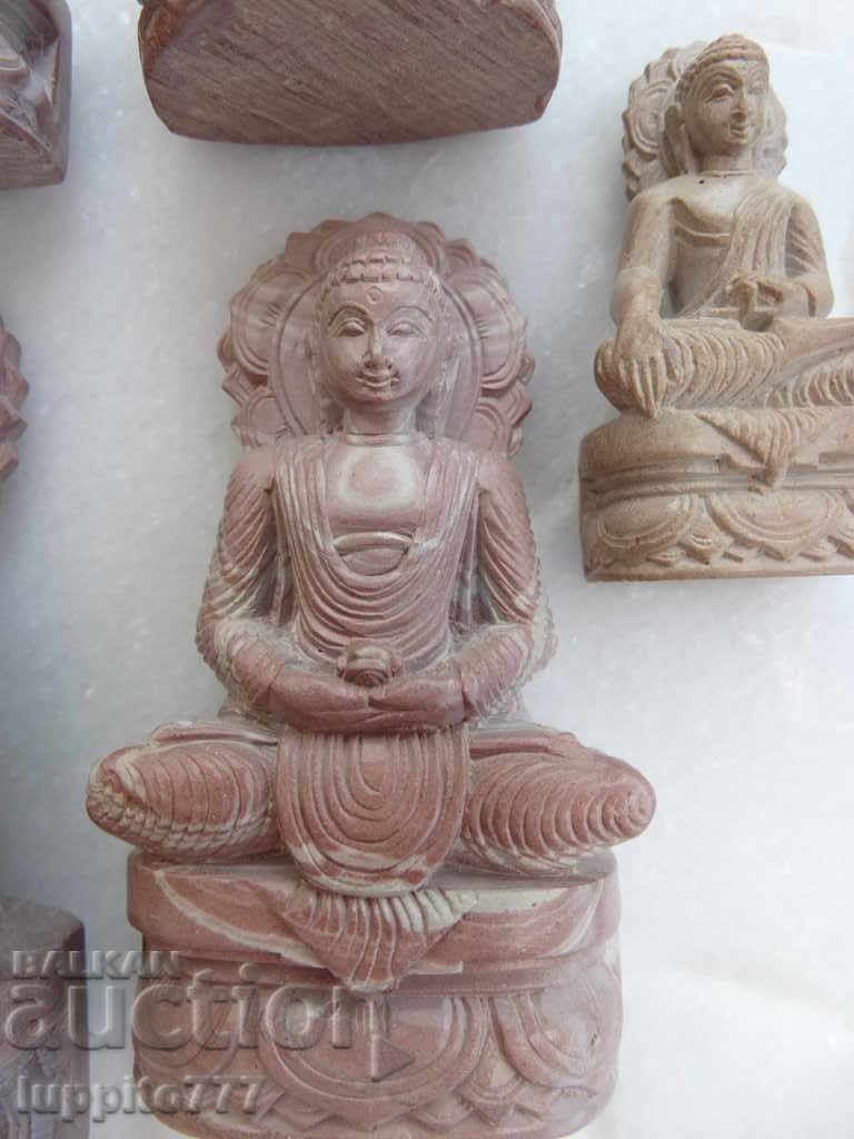 Delivery of sculpture Buddha Buddhism miniatures 6 pieces lot Delivery of sculpture Buddha Buddhism miniatures 6 pieces lot