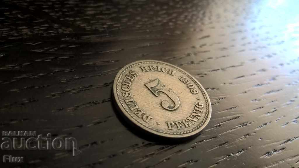 Reich Coin - Γερμανία - 5 Φοινίκια 1908; σειρά A