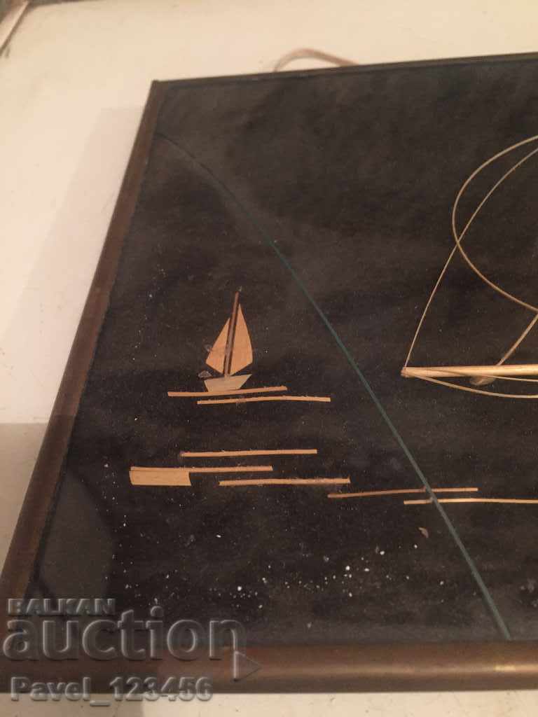 Auction old handmade picture Auction old handmade picture