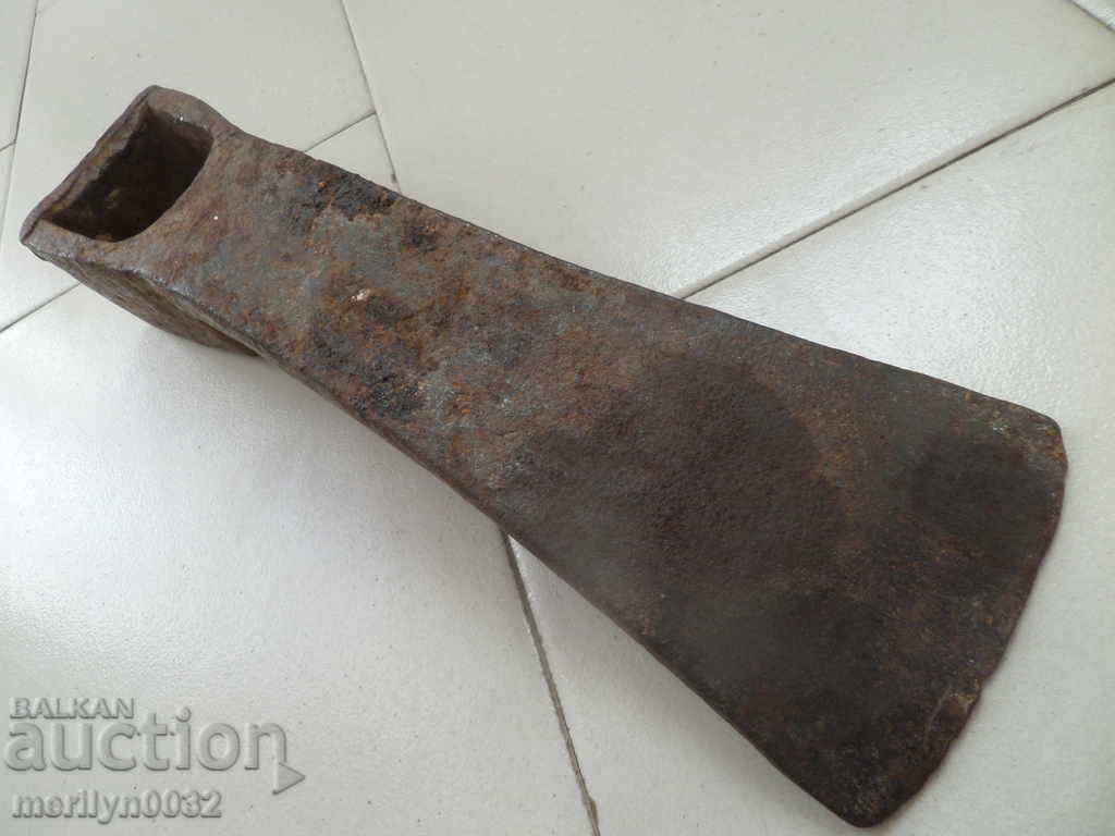 Auction Old forged turntable, wrought iron, picking, tool, top Auction Old forged turntable, wrought iron, picking, tool, top