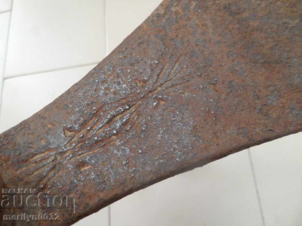 Forged chap, hoe, agricultural instrument, wrought iron with price 29.00 BGN | € 14.83