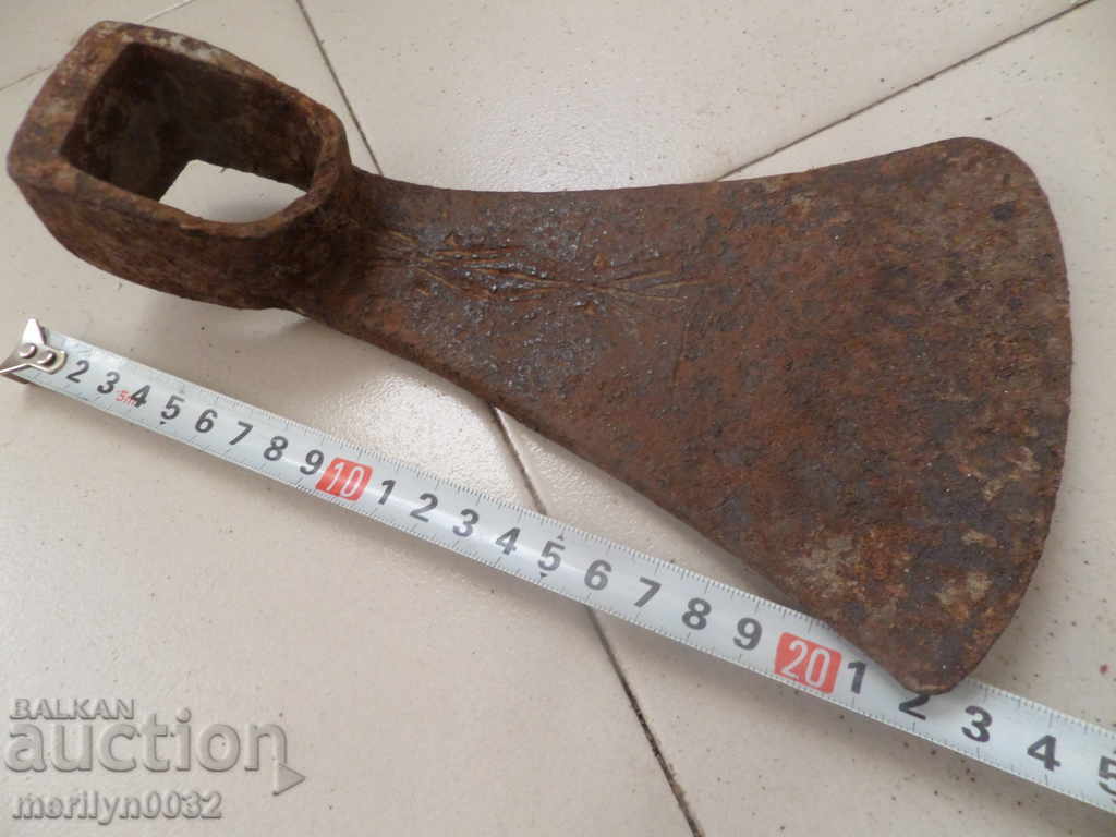 Forged chap, hoe, agricultural instrument, wrought iron - 5