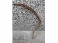 Secera veche de coasă, lamă, fier forjat