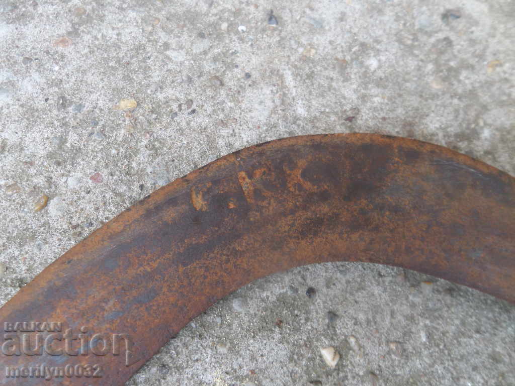 Auction  Old scythe sickle, blade, wrought iron