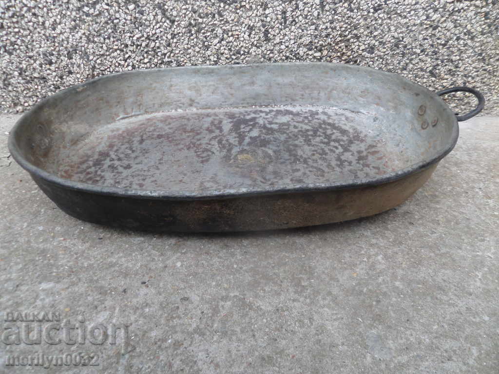 Auction Tinned lamb roasting pan casserole copper copper pot Auction Tinned lamb roasting pan casserole copper copper pot