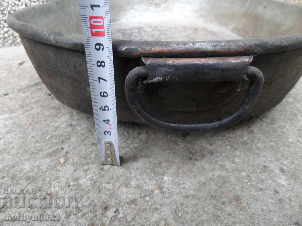 Tinned lamb roasting pan casserole copper copper pot - 5 Tinned lamb roasting pan casserole copper copper pot - 5