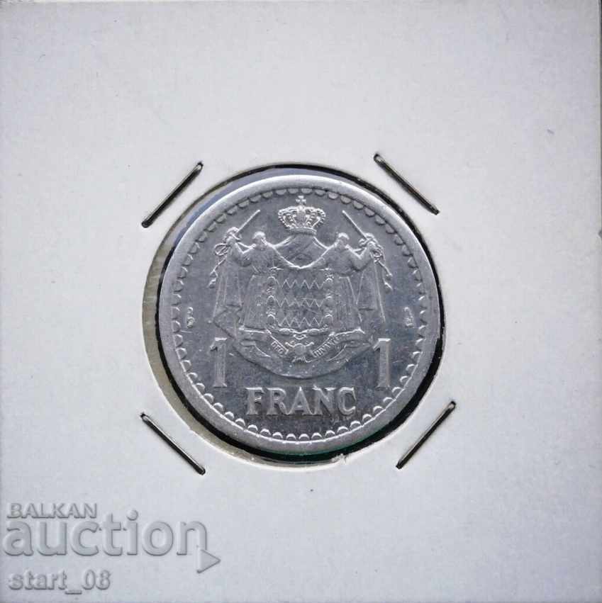 Μονακό 1 φράγκο, 1943