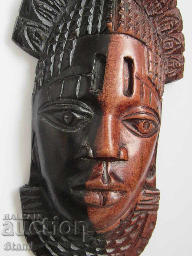 Παράδοση Μάσκα αφρικανικού έβενου -μεγαλύτερη Παράδοση Μάσκα αφρικανικού έβενου -μεγαλύτερη