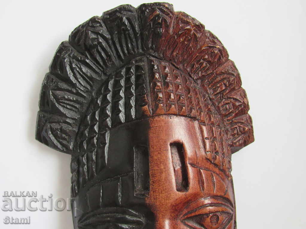 Μάσκα αφρικανικού έβενου -μεγαλύτερη - 5 Μάσκα αφρικανικού έβενου -μεγαλύτερη - 5