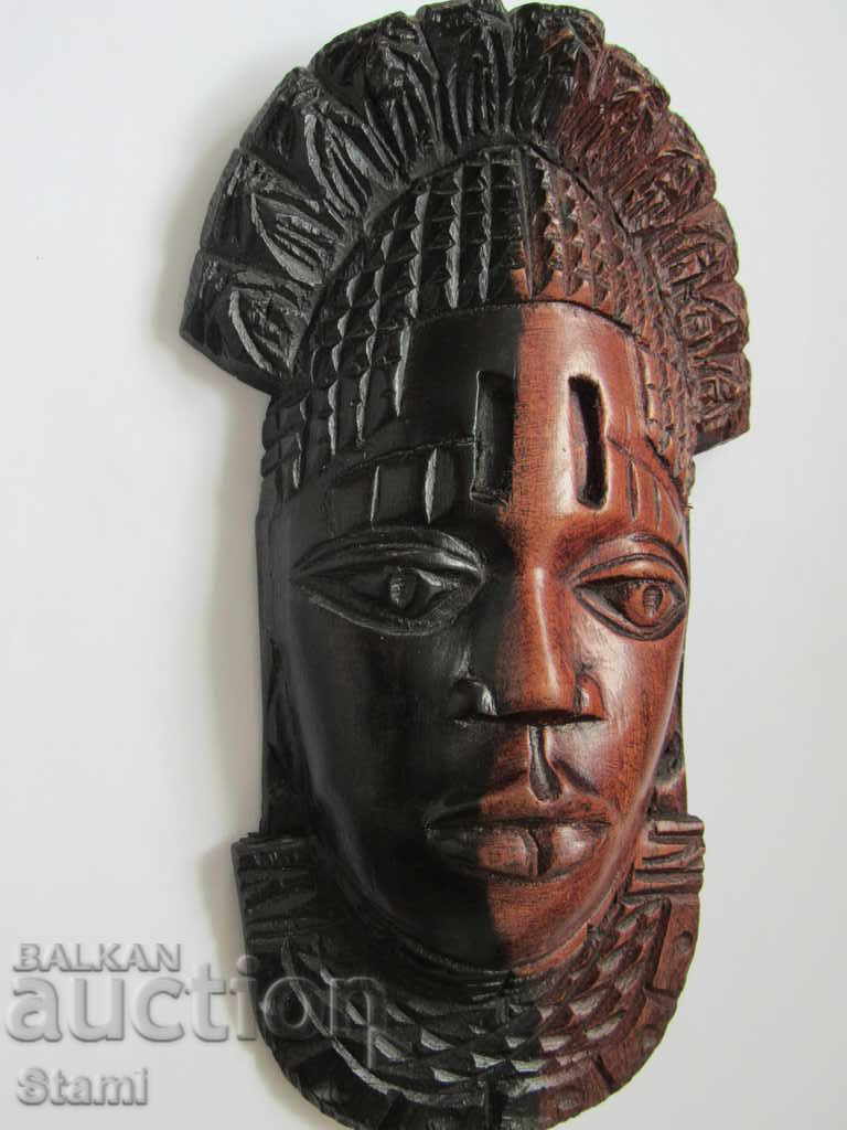 Μάσκα αφρικανικού έβενου -μεγαλύτερη - 7 Μάσκα αφρικανικού έβενου -μεγαλύτερη - 7