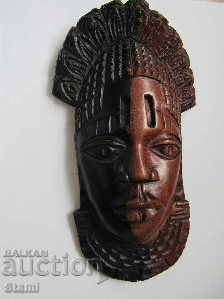African ebony mask -larger