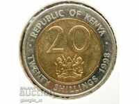 Kenya 20 shilling 1998