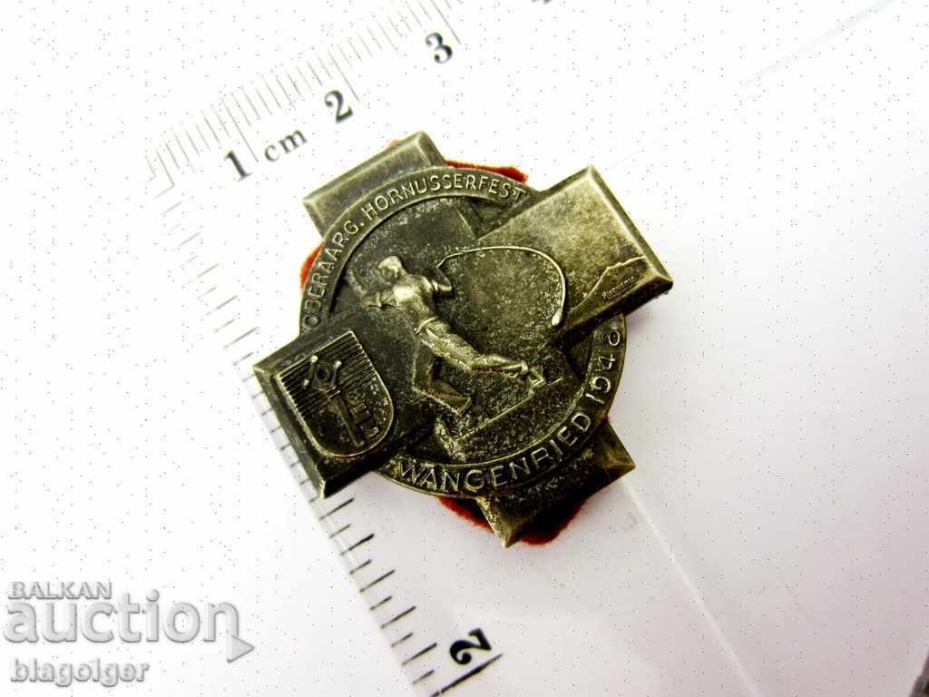 SPORTS FESTIVAL-1948-SWITZERLAND-OLD SIGN-HUGUENIN with price 13.00 BGN | € 6.65