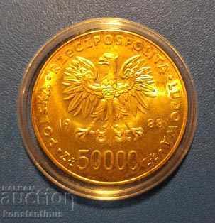 Polonia 50 000 Zloți 1988 CROBPO UNC - 5