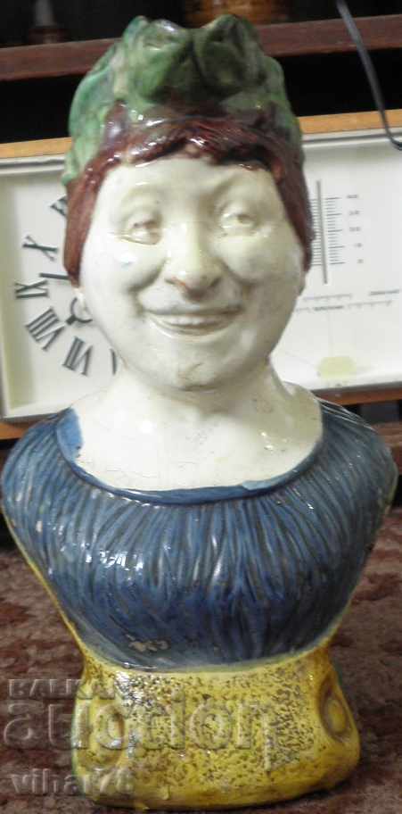 AN OLD POT HAND MODELED AND PAINTED - 7 AN OLD POT HAND MODELED AND PAINTED - 7