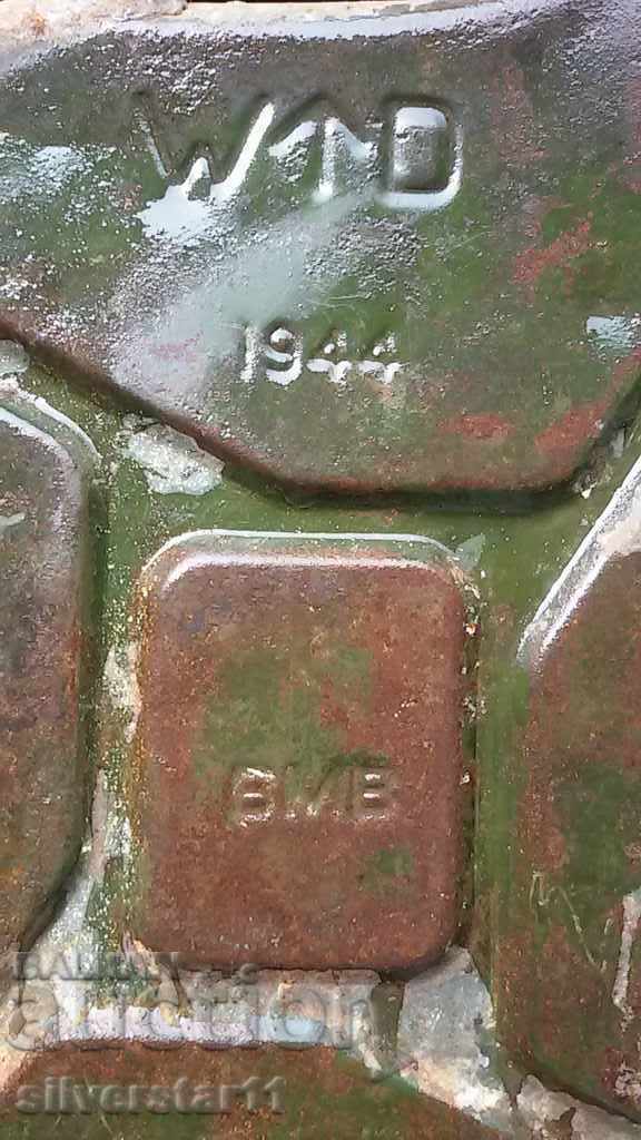 Bidon de apă german WERMACHT 1944 Wehrmacht WW2 WWII - 7