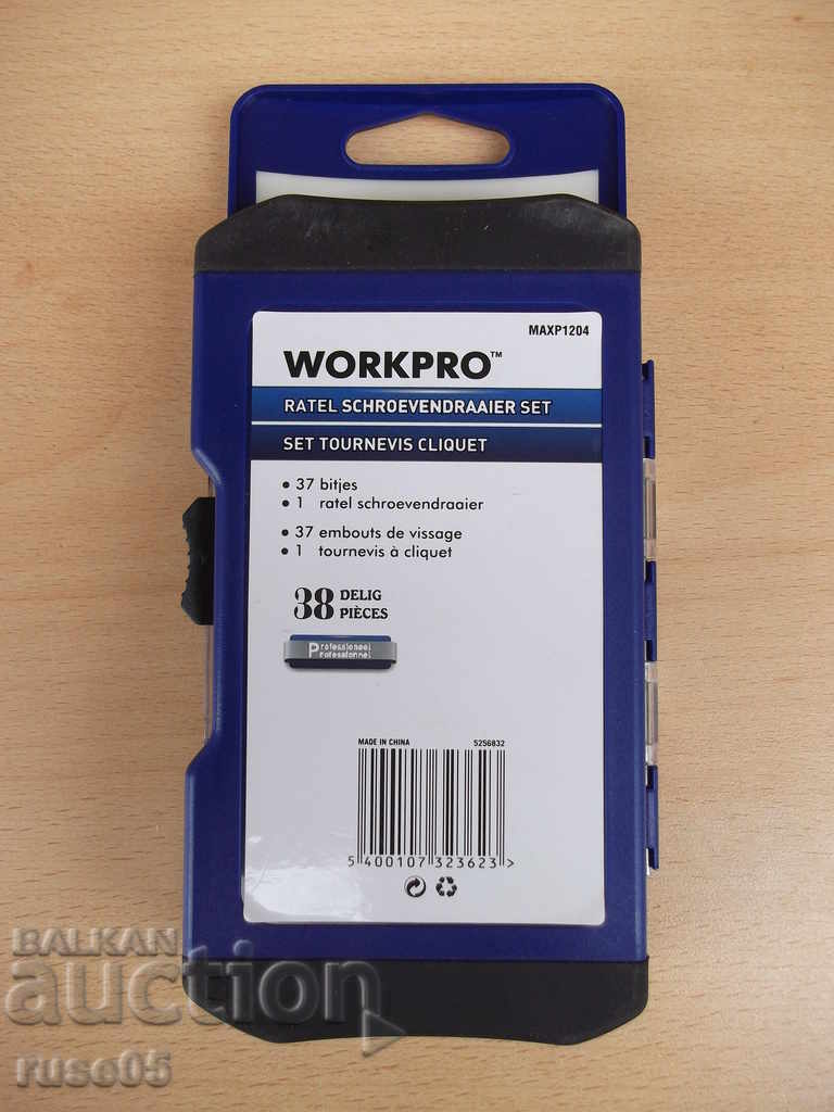 Delivery of Screwdriver "WORKPRO" with 37 pcs. nozzles Delivery of Screwdriver "WORKPRO" with 37 pcs. nozzles