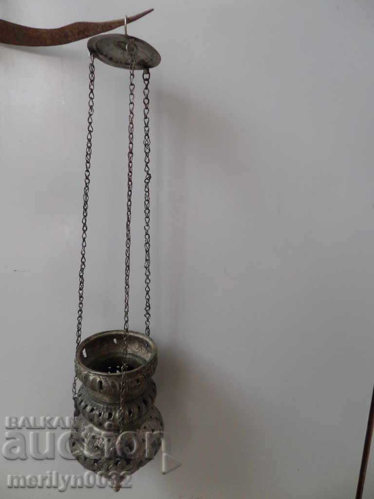 Renaissance silver lamp 184 grams silver cross - 7 Renaissance silver lamp 184 grams silver cross - 7