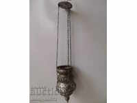 Renaissance silver lamp 184 grams silver cross