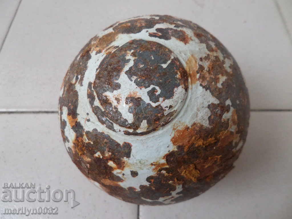 Auction  Old cannonball cannon mortar, bombard Crimean War RTOV