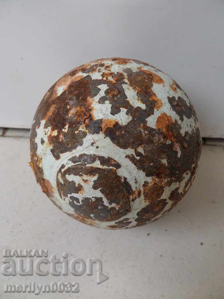 Old cannonball cannon mortar, bombard Crimean War RTOV - 6