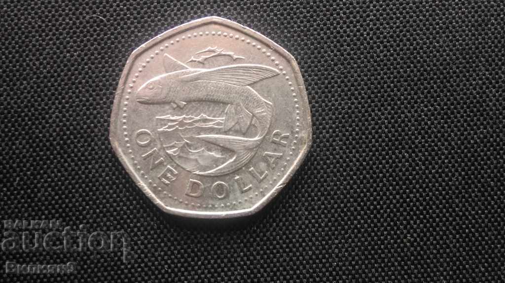 1 долар 2004 Барбадос