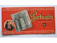 1900 PERTUSSIN медецински сироп Франция рекламна картичка
