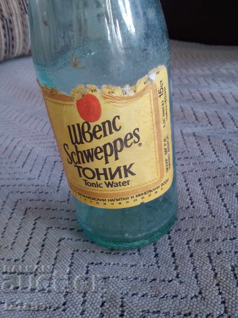 Auction  Old bottle SCHWEPPES, SWEPS TONIK
