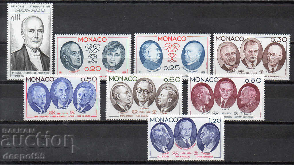 1976. Monaco. A 25-a aniversare a Consiliului Literar Monaco.