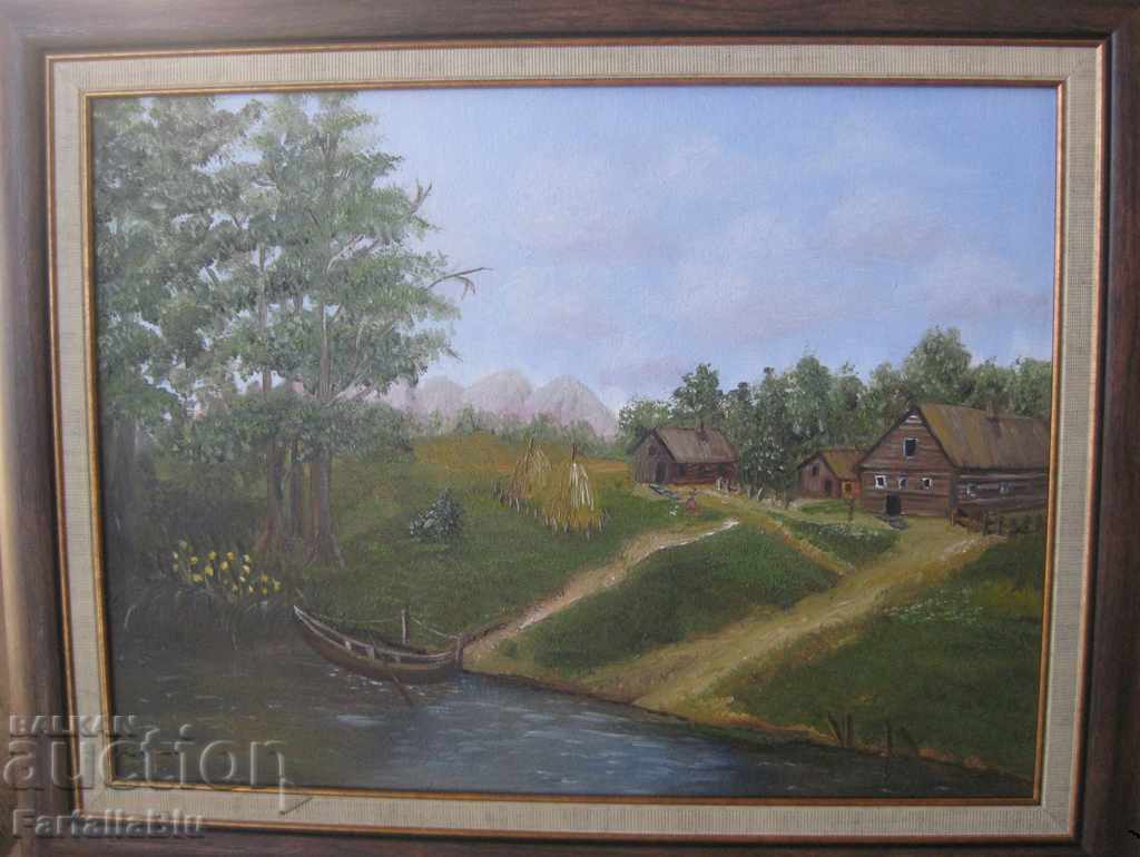 Picture, Oil, Summer Day with price 100.00 BGN | € 51.13 Picture, Oil, Summer Day with price 100.00 BGN | € 51.13