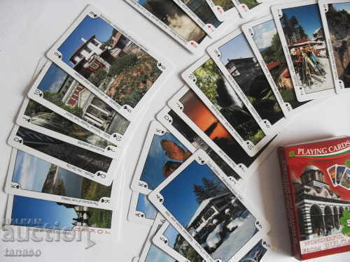 Old, unused 52 Playing cards, tourist sites - 5