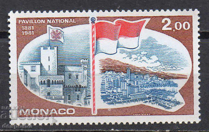 1981. Monaco. 100 years national flag.