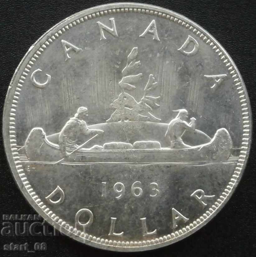 Канада долар 1963г